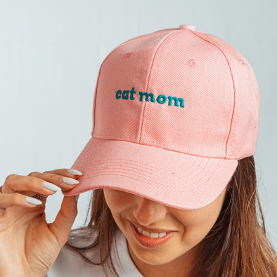 Cat Mom Cap - pink