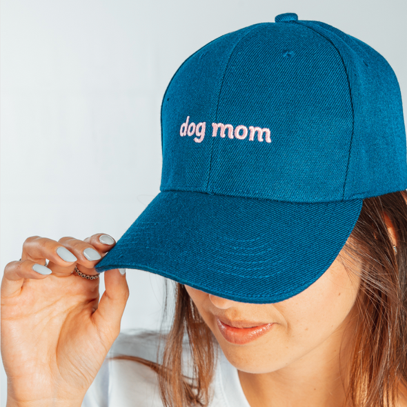 Dog Mom Cap - blue